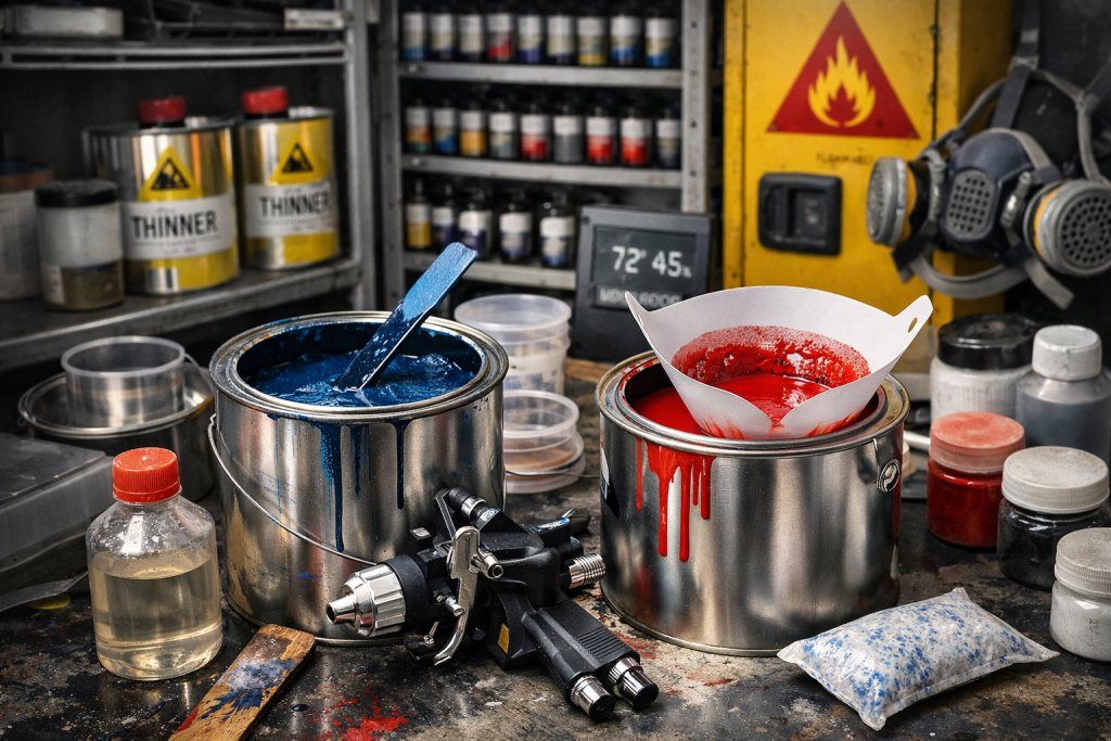 How to Store and Maintain Automotive Basecoat Products
