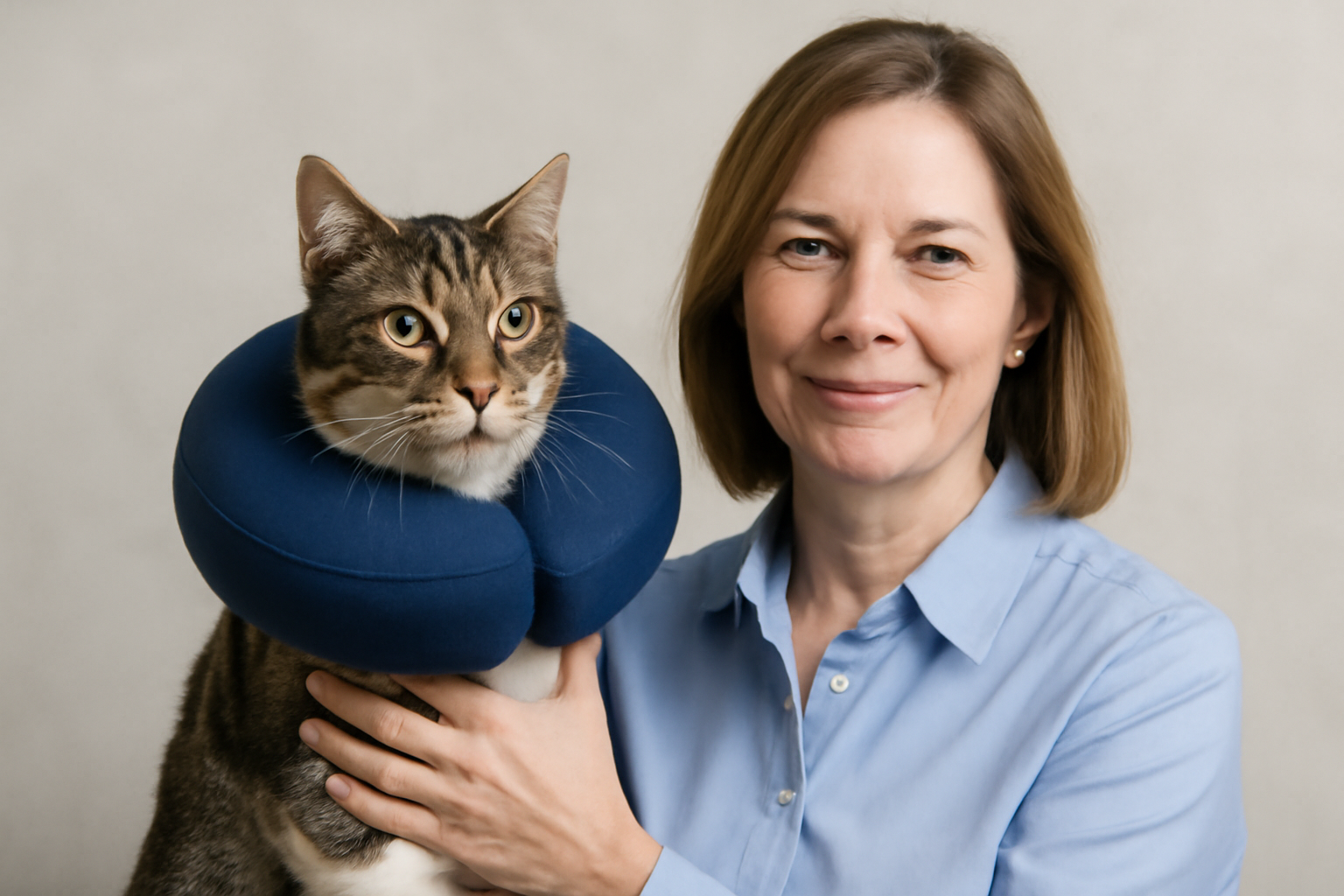 InventHelp Inventor Develops New Post-Operative Collar for Pets (CNC-1158)